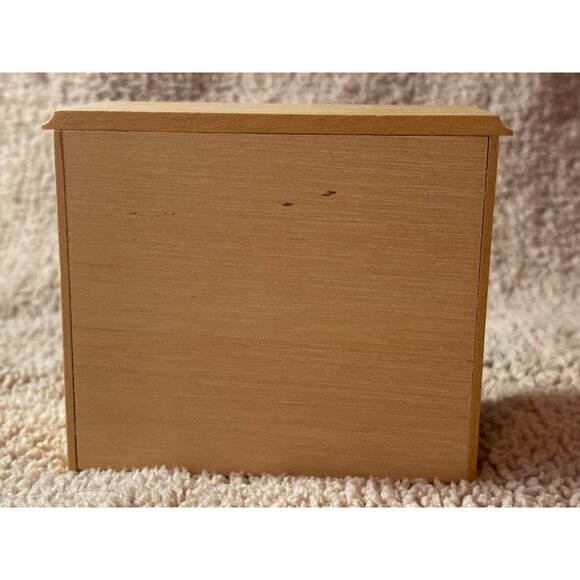 VTG Doll House Miniature Furniture Miscellaneous Unfinished Wood Hutch Dry Sink - Picture 8 of 13